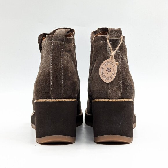 Sofft Women Emeree Taupe Waterproof Suede Flexible Ankle Boots size 11 - Picture 4 of 9